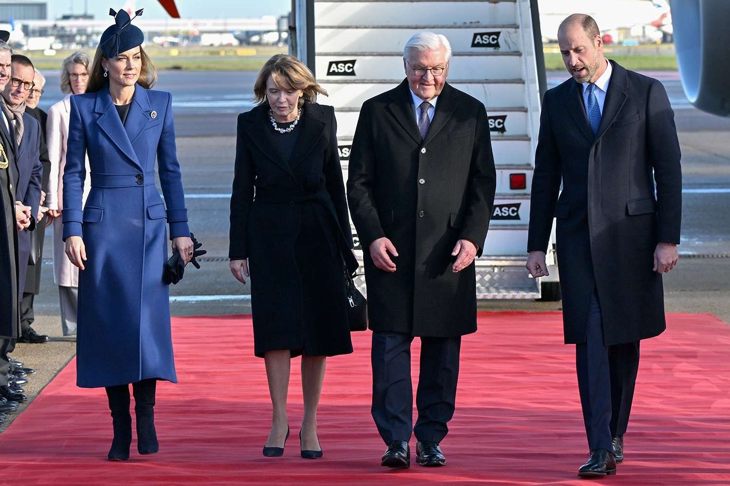 Kate Middleton and Prince William Greet German President During His State Visit to the U.K.