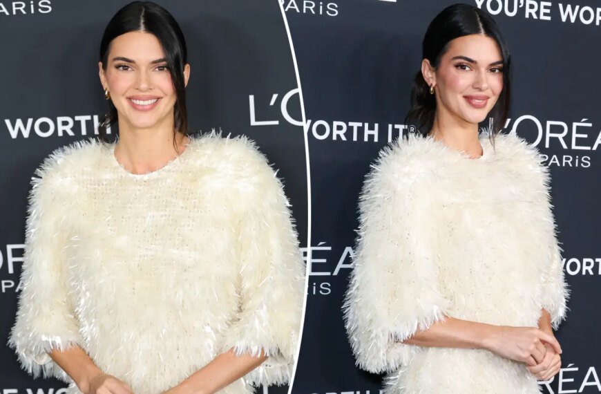 Kendall Jenner's Beaded Bottega Veneta Dress: The Stunning Truth Behind the Furry Look