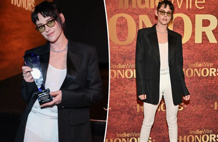 Kristen Stewart Shows Us How to Rock Long Underwear on the Red Carpet