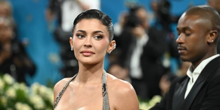 Kylie Jenner Shows Off a Chic Cropped Red Leather Jacket