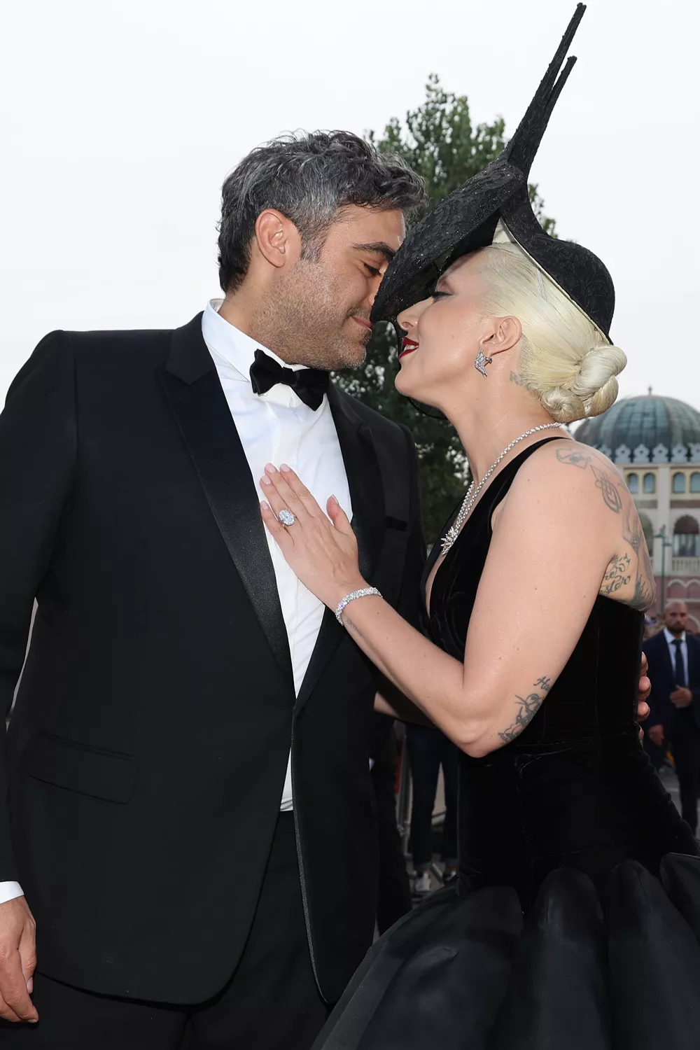 Michael Polansky and Lady Gaga during the 81st Venice International Film Festival at Sala Grande on September 04, 2024 in Venice, Italy.