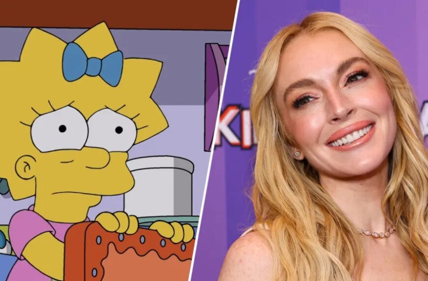Lindsay Lohan Shares Excitement About Her Upcoming Role as Future Maggie on The Simpsons