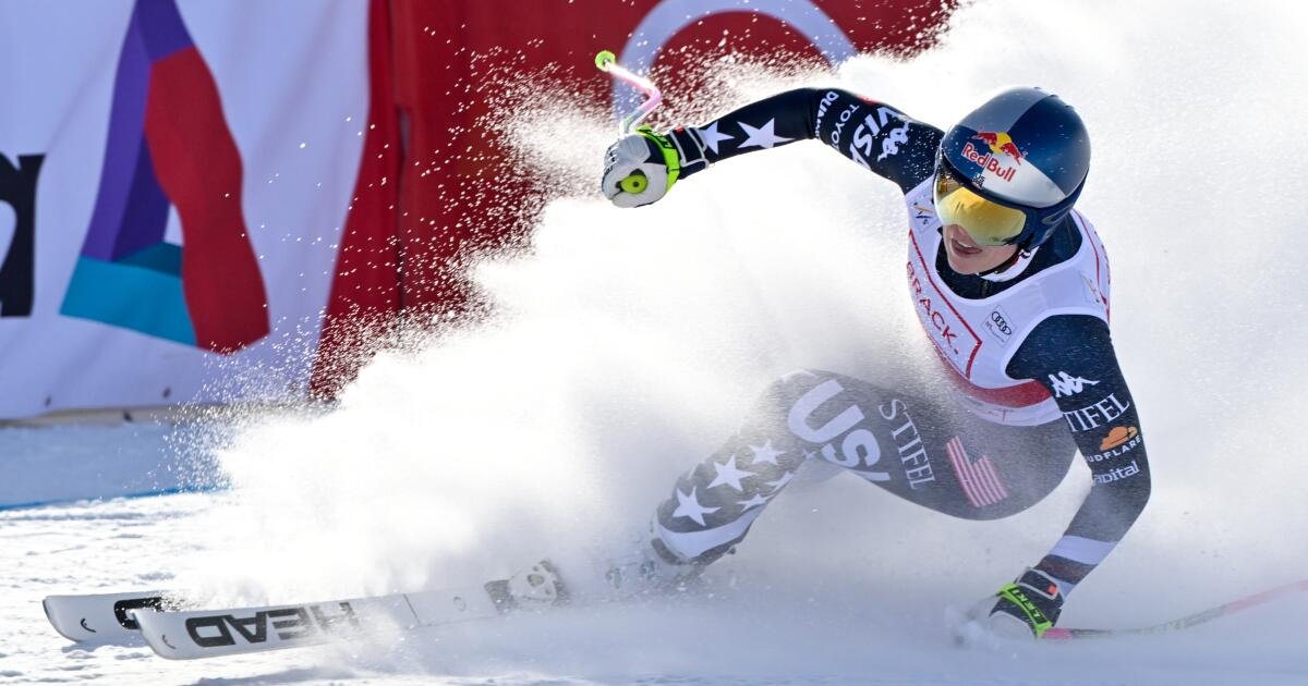 Lindsey Vonn Celebrates First World Cup Downhill Win Since 2018 in an Exciting Comeback