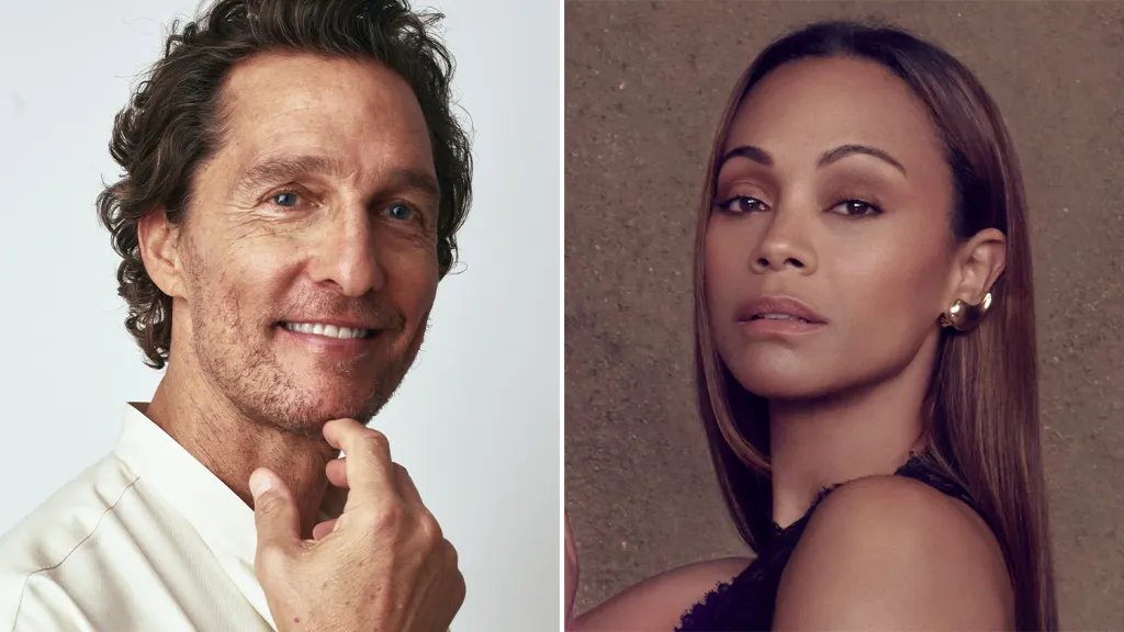 Matthew McConaughey and Zoe Saldaña Team Up for the Romantic Adventure 'Positano' on Netflix Directed by Daniel Roher