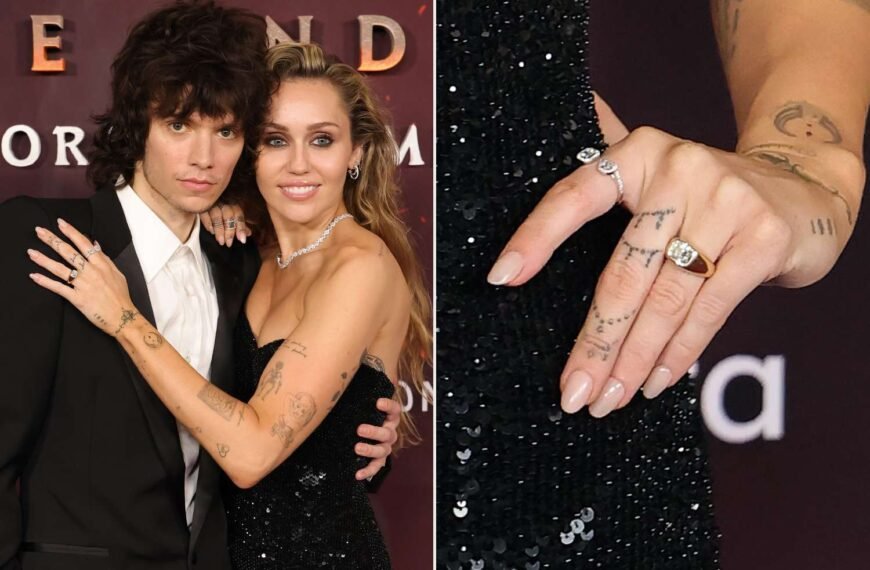 Miley Cyrus Catches Attention with Engagement Rumors at the Avatar: Fire and Ash Premiere