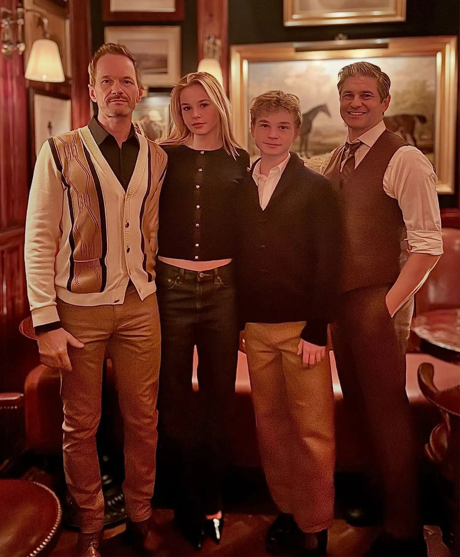 Neil Patrick Harris Celebrates Thanksgiving with Kids
