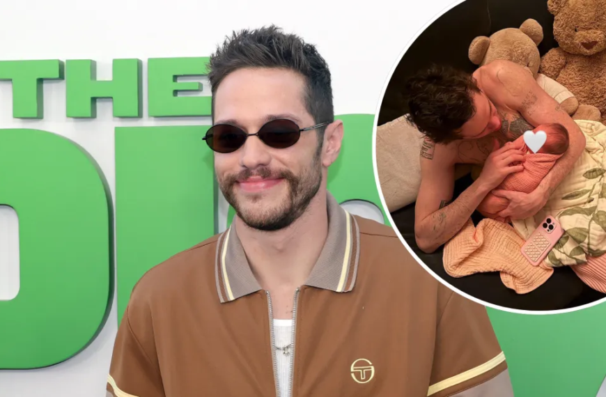 Pete Davidson Shares His Tattoo Removal Experience While Cuddling His Baby Daughter