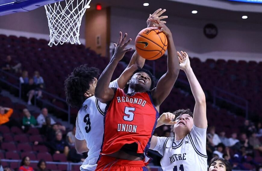Redondo Union's Strong Rebounding Shines in Victory Against Sherman Oaks Notre Dame
