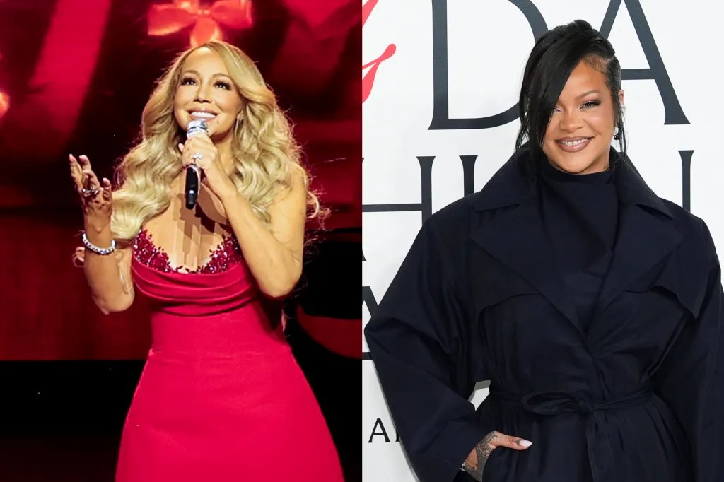 Rihanna’s Funny Response When Asked to Sit Down at Mariah Carey’s Concert