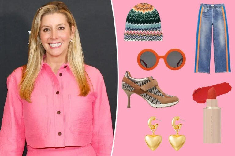 Sara Blakely's Must-Have Items: Sweatpant Jeans and High-Heeled Sneakers