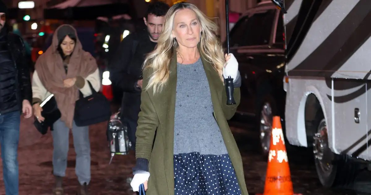 Sarah Jessica Parker Updates Her Winter Wardrobe with a Chic Olive Coat—Get the Look for Just $62