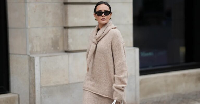 Scarf Sweaters Are Back in Style! Here Are 15 Picks to Get the Look Right