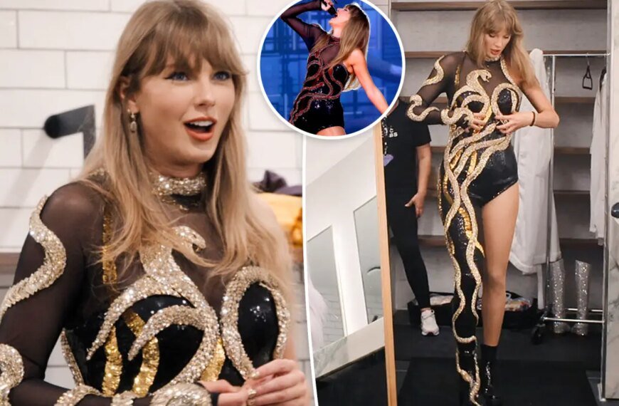 Taylor Swift shares the story behind adding a second 'Reputation' catsuit to the Eras Tour