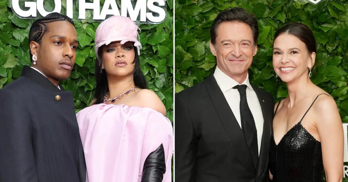 Top Couples Spotted at the 2025 Gotham Awards: ASAP Rocky and Rihanna, Hugh Jackman and Sutton Foster, and Others