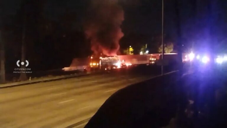 Tragic Semi-Truck Accident on 5 Freeway in Boyle Heights Claims Life