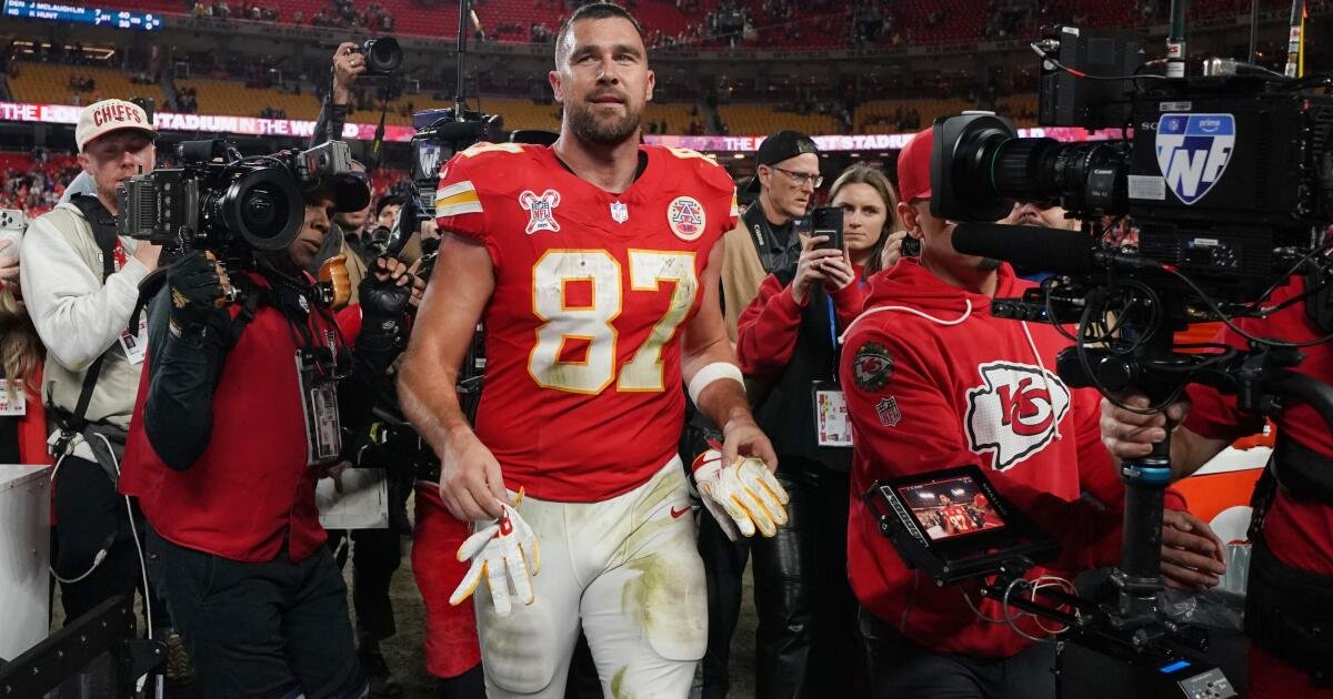 Travis Kelce Reflects on Retirement as He Moves Up the NFL Receptions List