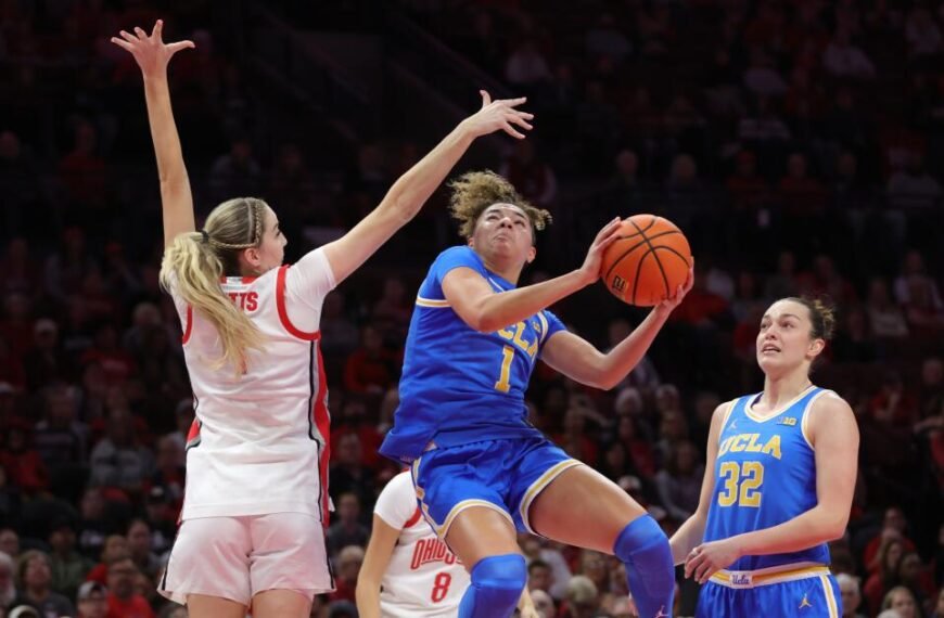 UCLA's Lauren Betts and Kiki Rice Lead Team to Victory Against Ohio State