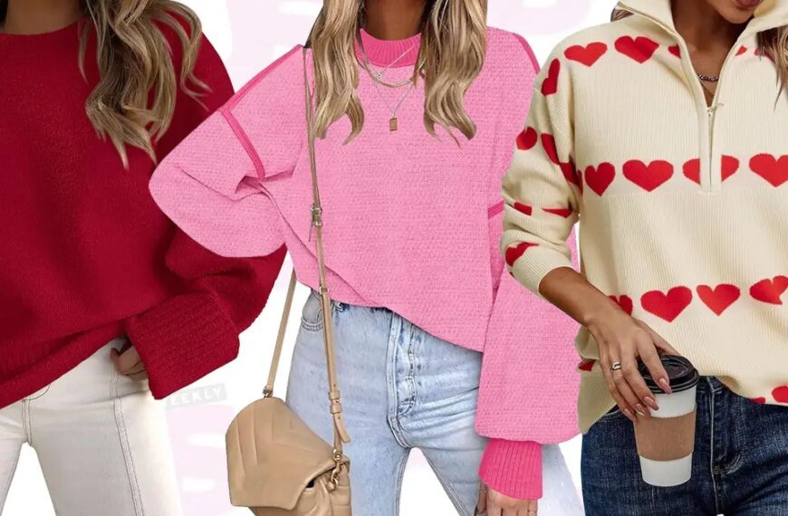 17 Cozy and Cute Valentine’s Day Sweaters on Amazon That Feel Just Right