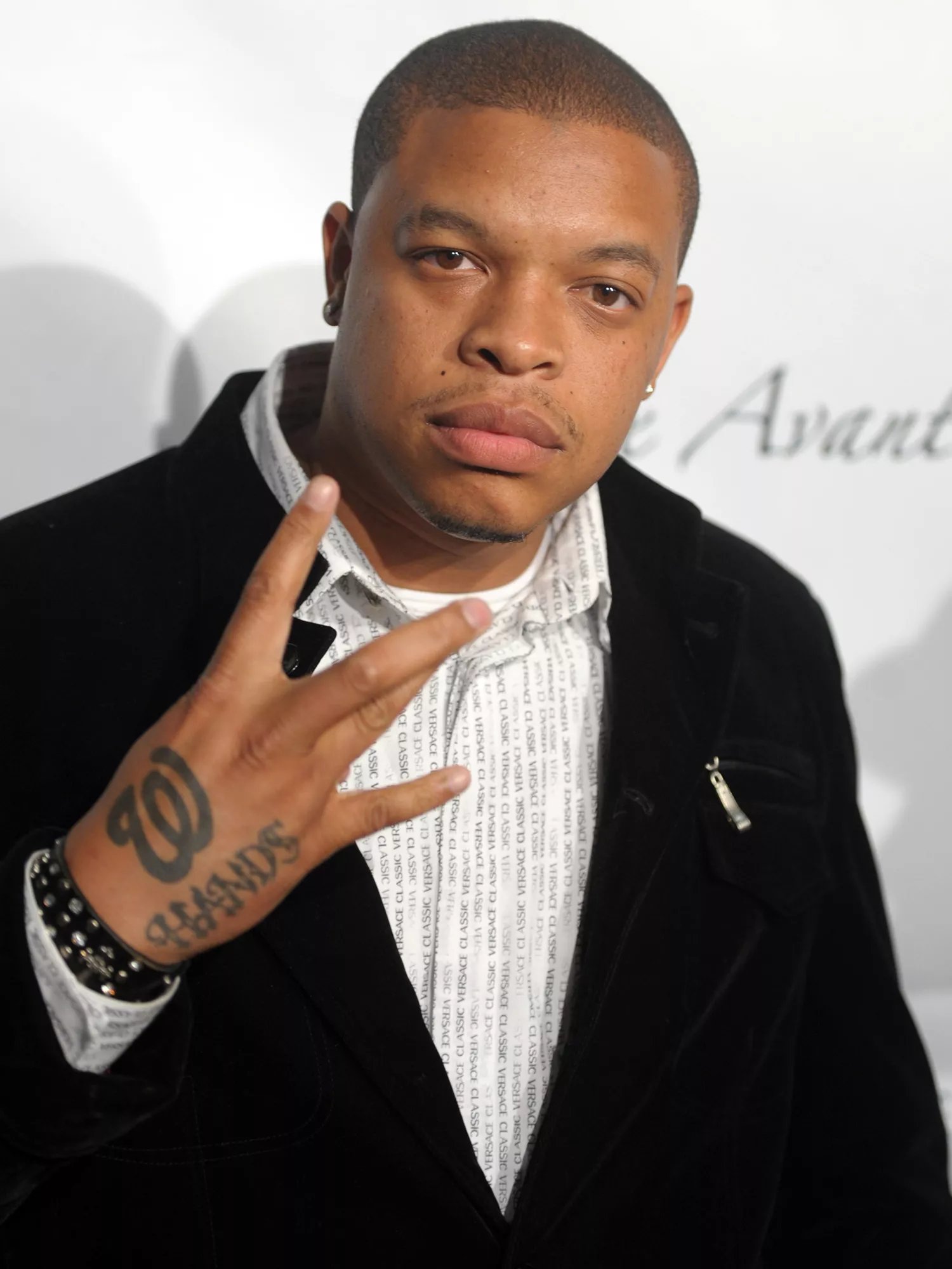 Curtis Young at the Los Angeles Lakers Victory Party.