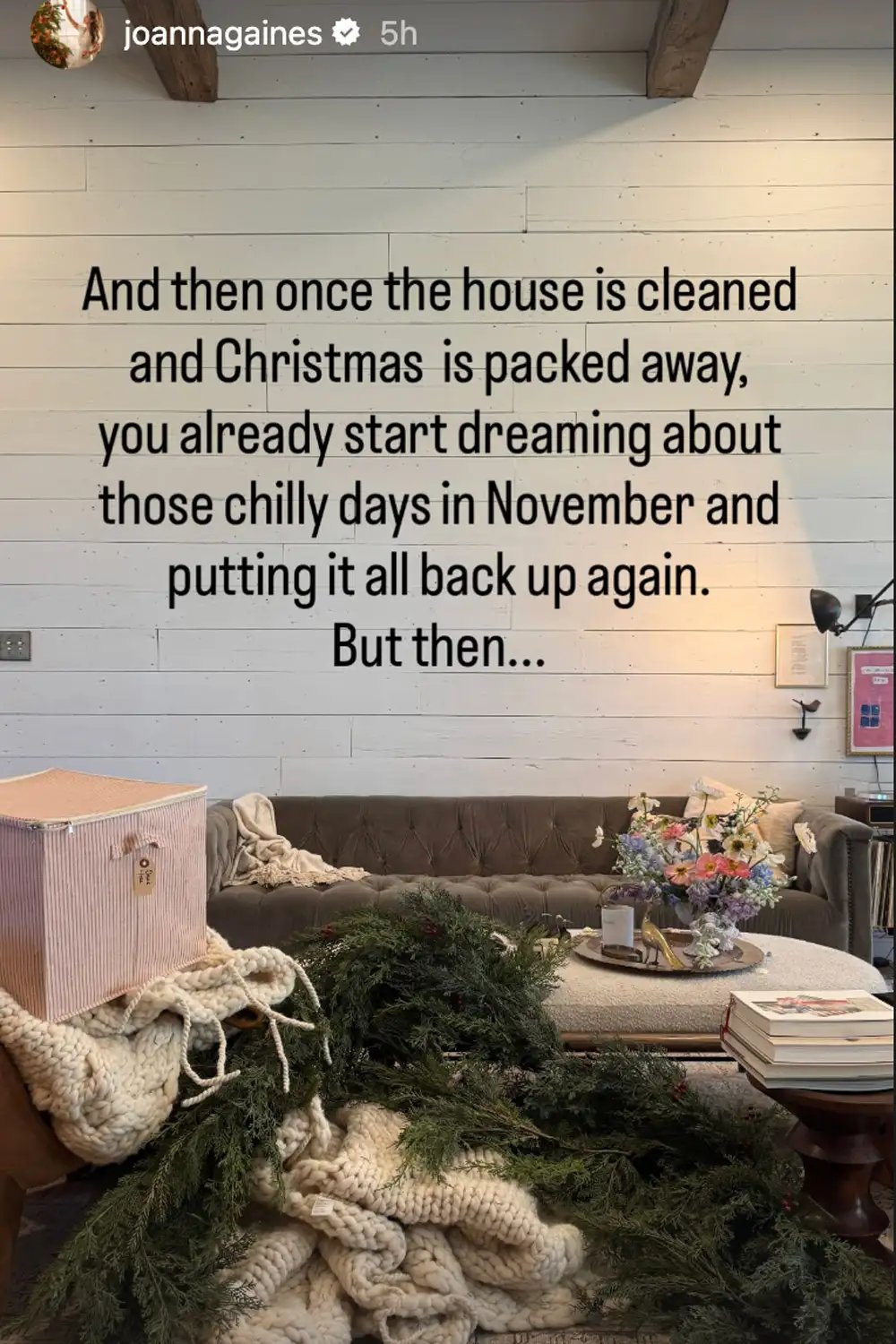 Joanna and Chip Gaines Welcome the New Year While Reflecting on 2025