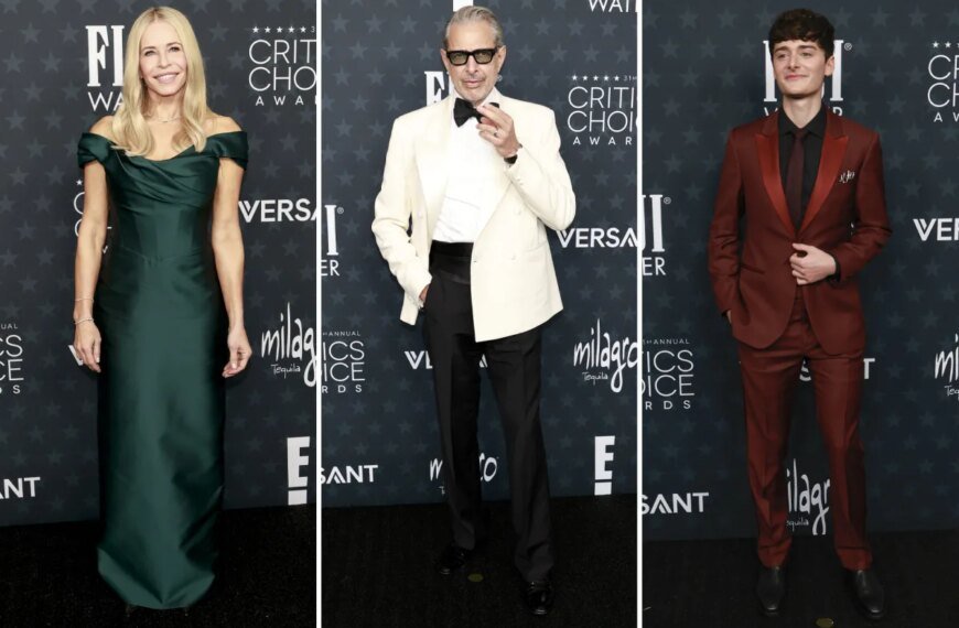Celebrity Fashion Highlights from the 2026 Critics Choice Awards Red Carpet