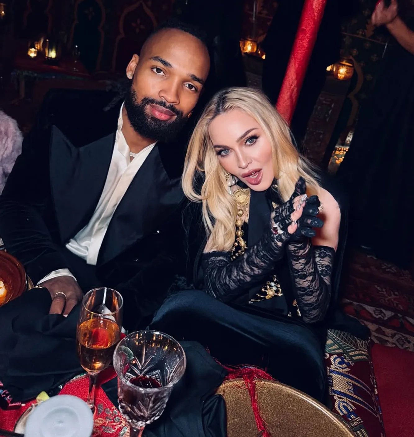 Madonna parties with boyfriend Akeem Morris in Marrakesh