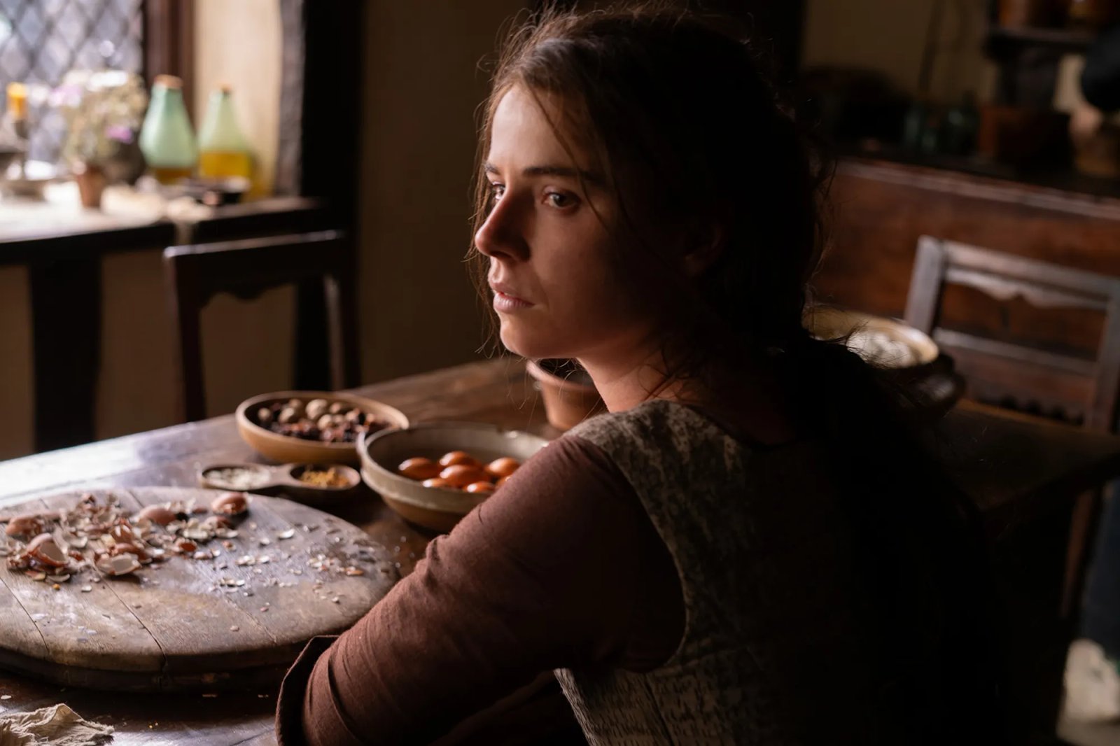 Jessie Buckley in Hamnet