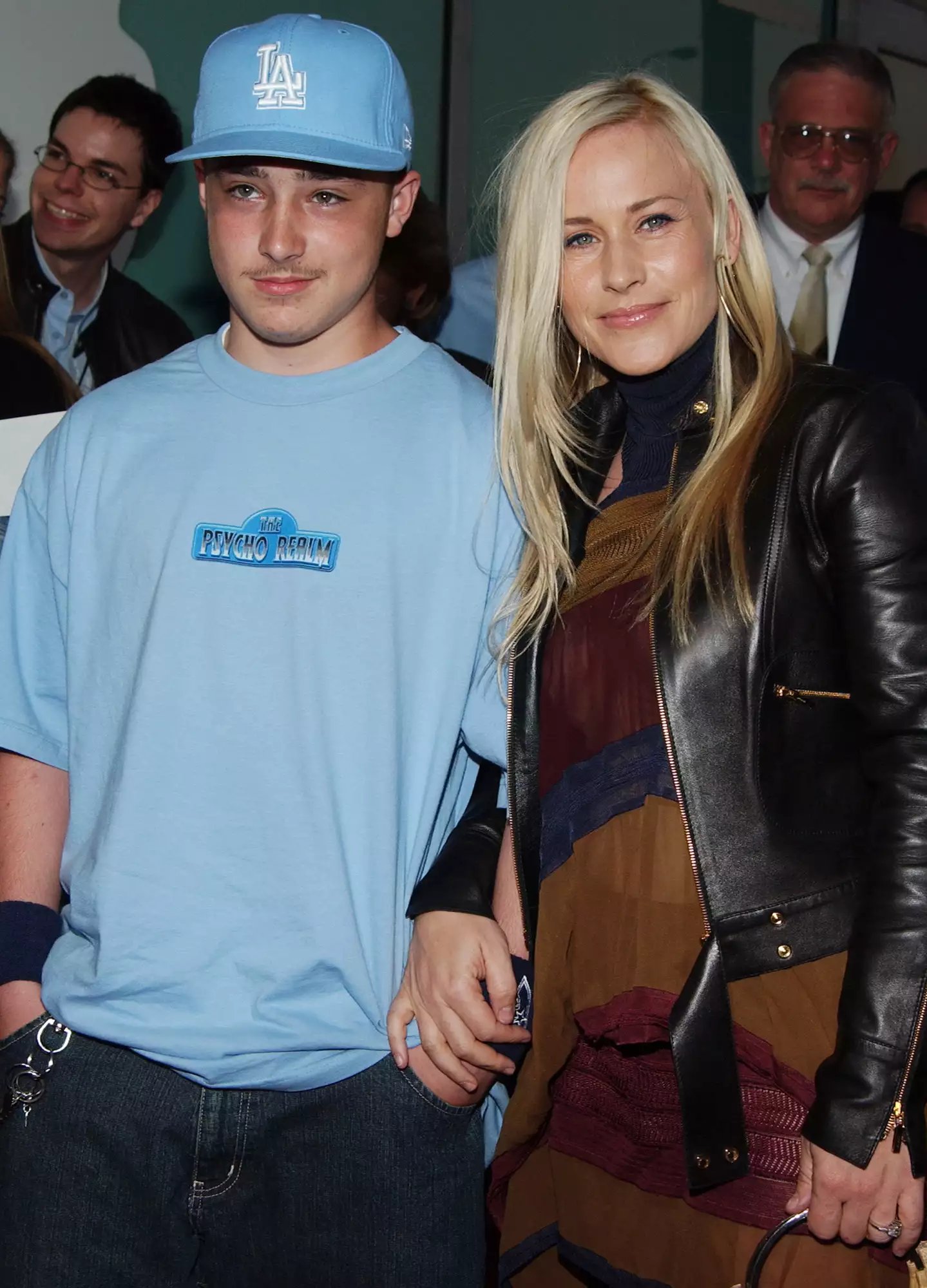 Patricia Arquette and son Enzo during "The Punisher" Los Angeles Premiere.