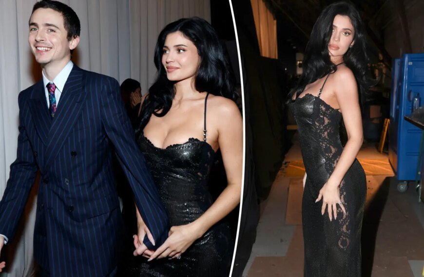 Kylie Jenner Stuns in Vintage Versace Chainmail While Timothée Chalamet Takes Home a Critics’ Choice Award