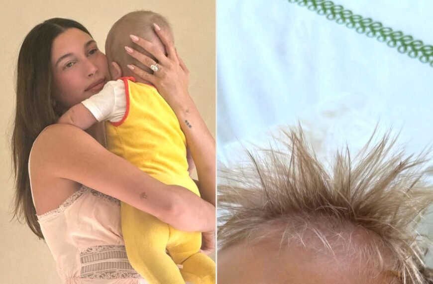 Hailey Bieber Shares Cute Photos of Son Jack's Fun New Hair for the New Year