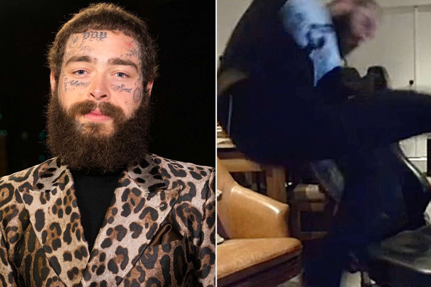 Post Malone Takes a Tumble Trying to Backflip from a Swivel Chair on Twitch: 'I Think I Hurt My Wrist'