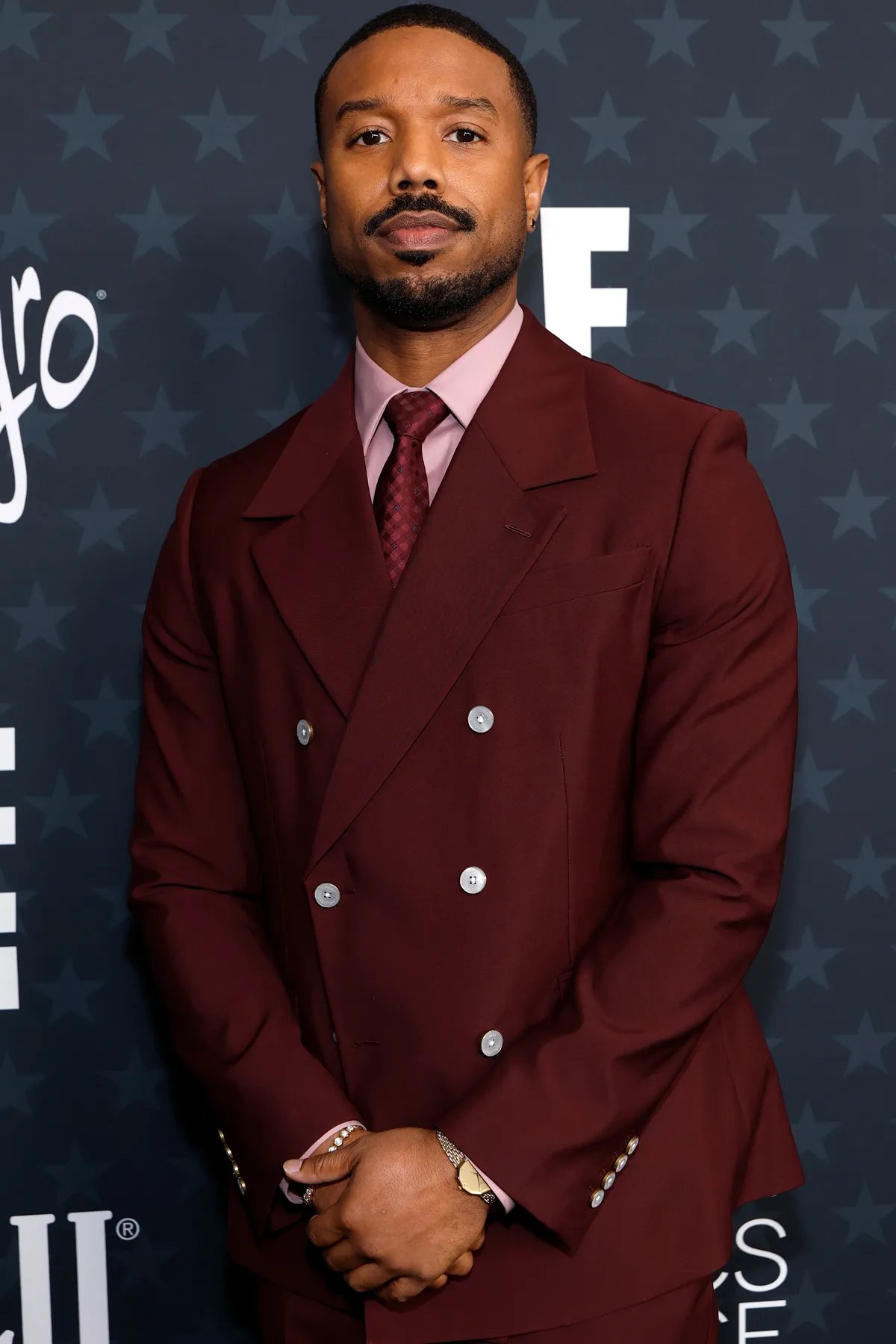 SANTA MONICA, CALIFORNIA - JANUARY 04: Michael B. Jordan attends the 31st Annual Critics Choice Awards at Barker Hangar on January 04, 2026 in Santa Monica, California.