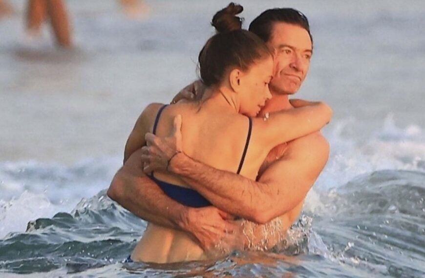 Hugh Jackman and Sutton Foster Share Sweet Moments on a Romantic Beach Getaway in Costa Rica