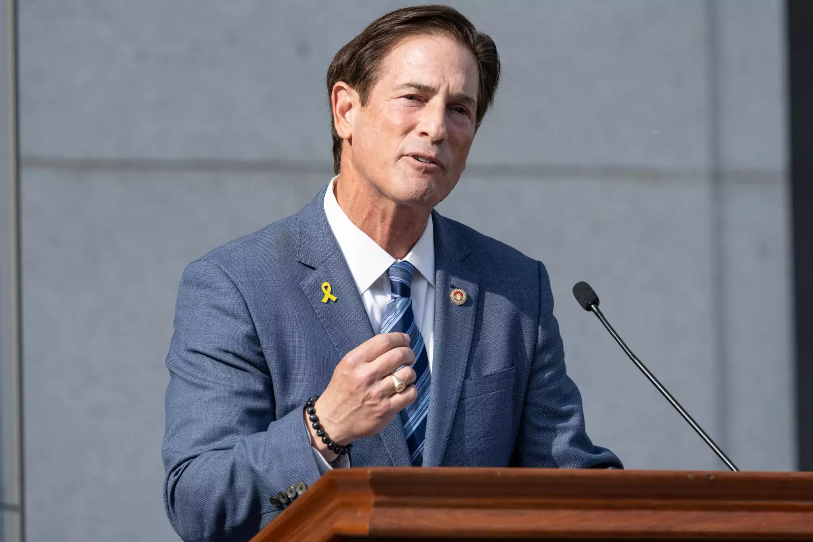 Nathan Hochman, the new District Attorney of Los Angeles County speaks after being sworn in on Tuesday, December 3, 2024.