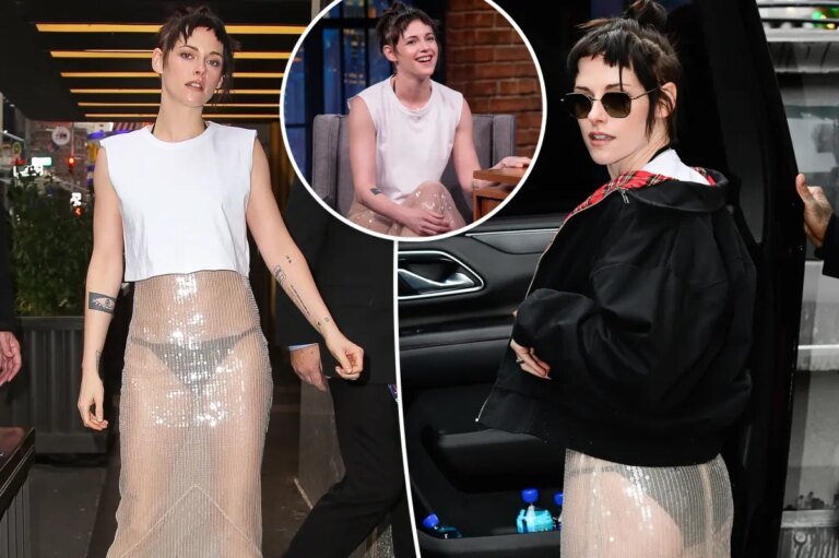 Kristen Stewart Says Sheer Sequins and Fun Lingerie Are Trending for 2026