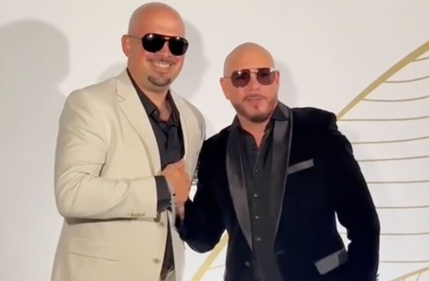 TikTok Sensation who Imitated Pitbull Finally Meets the Real 'Mr. 305' in Las Vegas