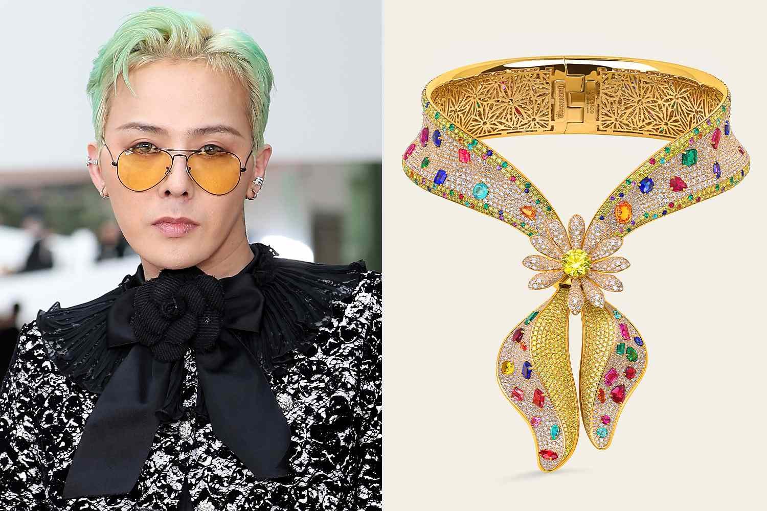 Korean Rapper G-DRAGON Stands Out with Stunning 210-Carat Custom Diamond Jewelry