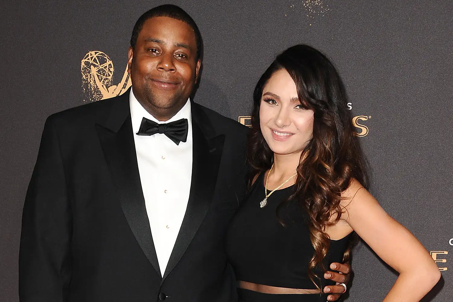 Kenan Thompson and Christina Evangeline attend the 2017 Creative Arts Emmy Awards at Microsoft Theater on September 9, 2017 in Los Angeles, California.
