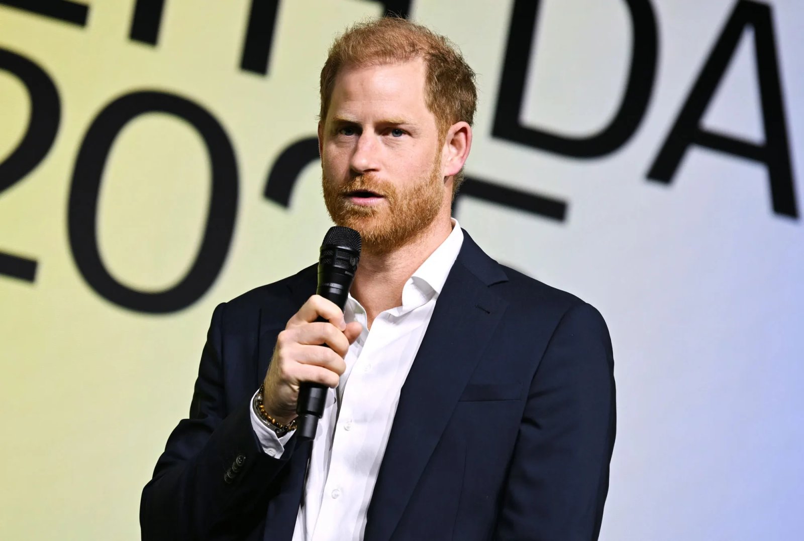 Prince Harry, Duke of Sussex at Project Healthy Minds' World Mental Health Day Festival held at Spring Studios on October 10, 2025 