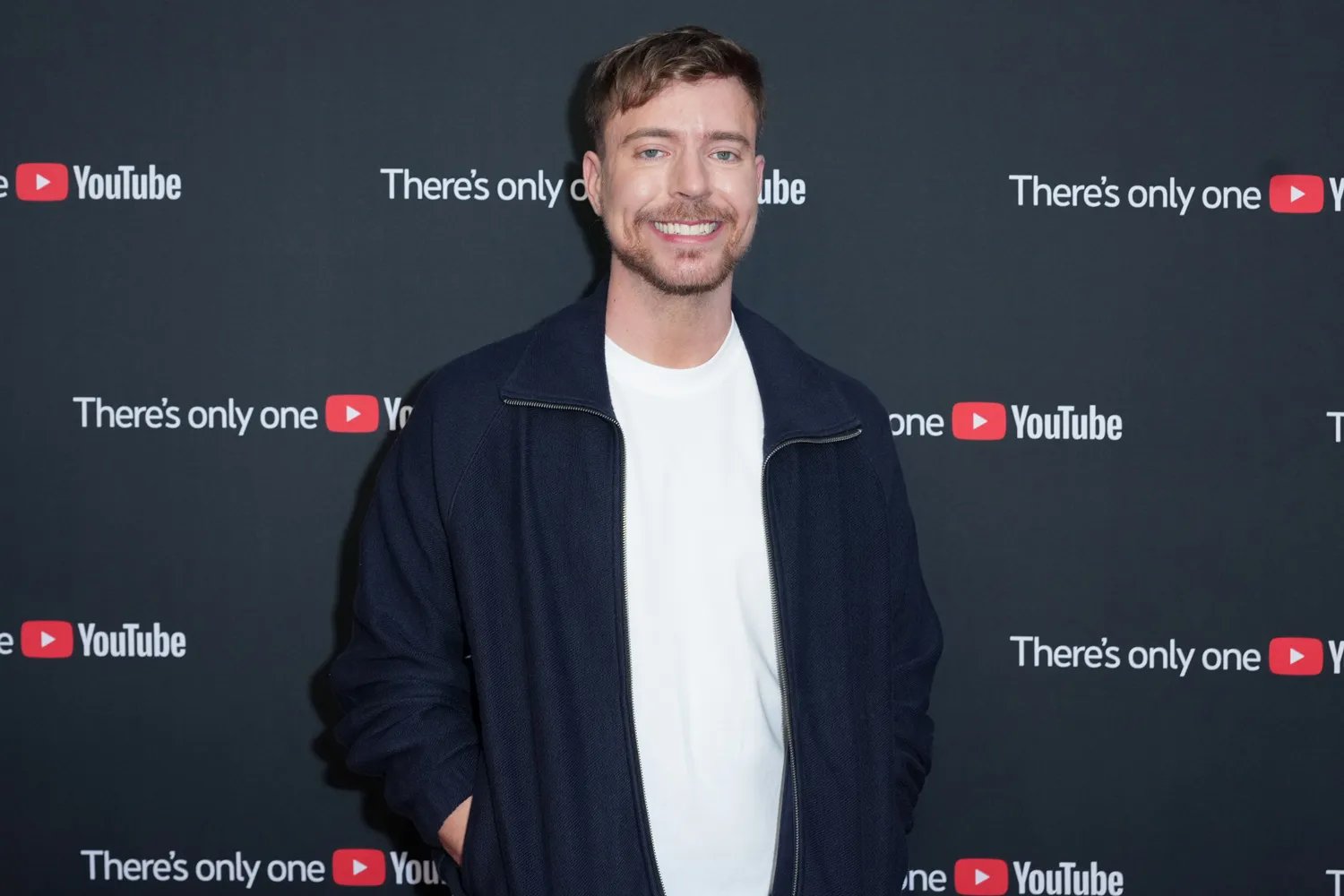 MrBeast at YouTube BrandCast 2025 held on May 14, 2025 in New York.