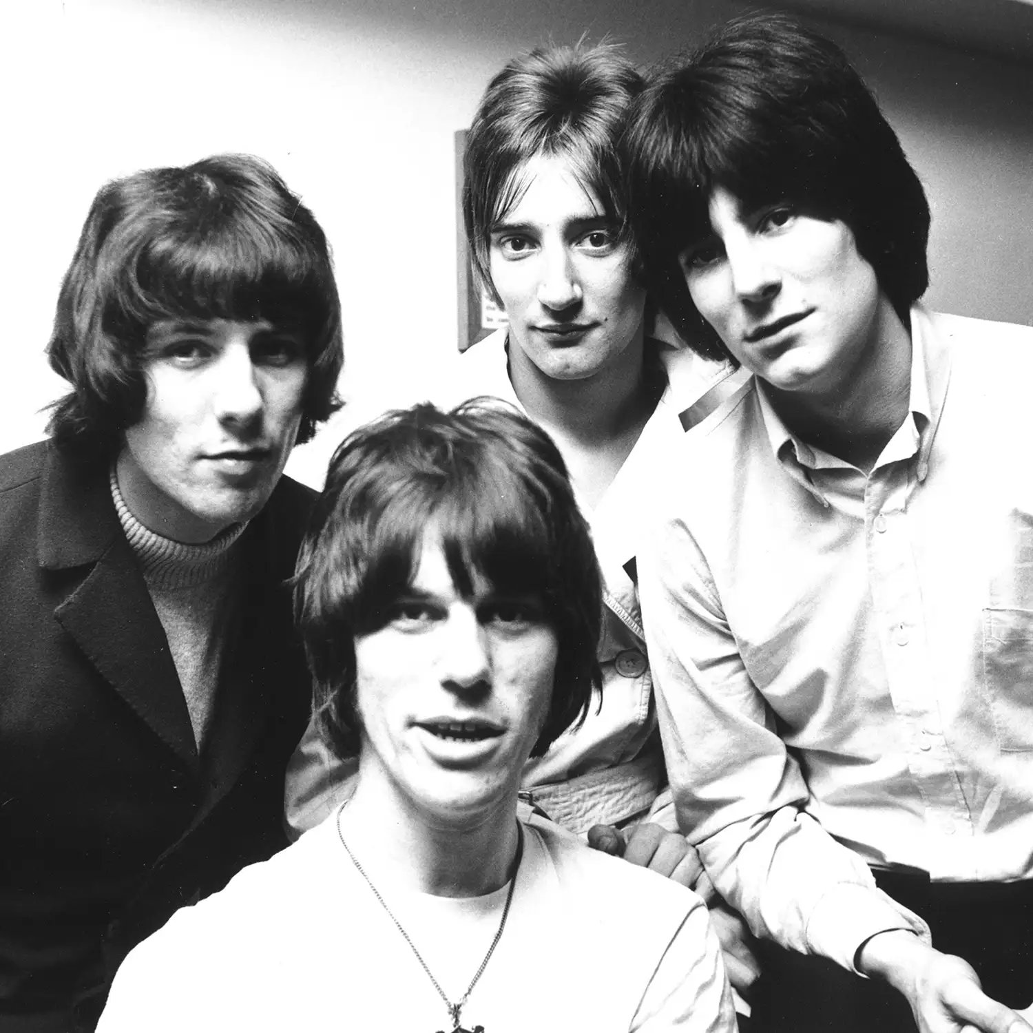 Jeff Beck Group, 1967: Aynsley Dunbar, Jeff Beck, Rod Stewart and Ron Wood