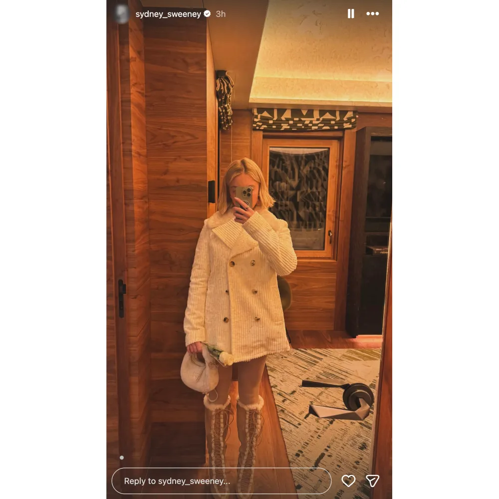 Sydney Sweeney Rocks American Eagle Jeans After Ad Controversy While Sharing Her Favorite Winter Outfits