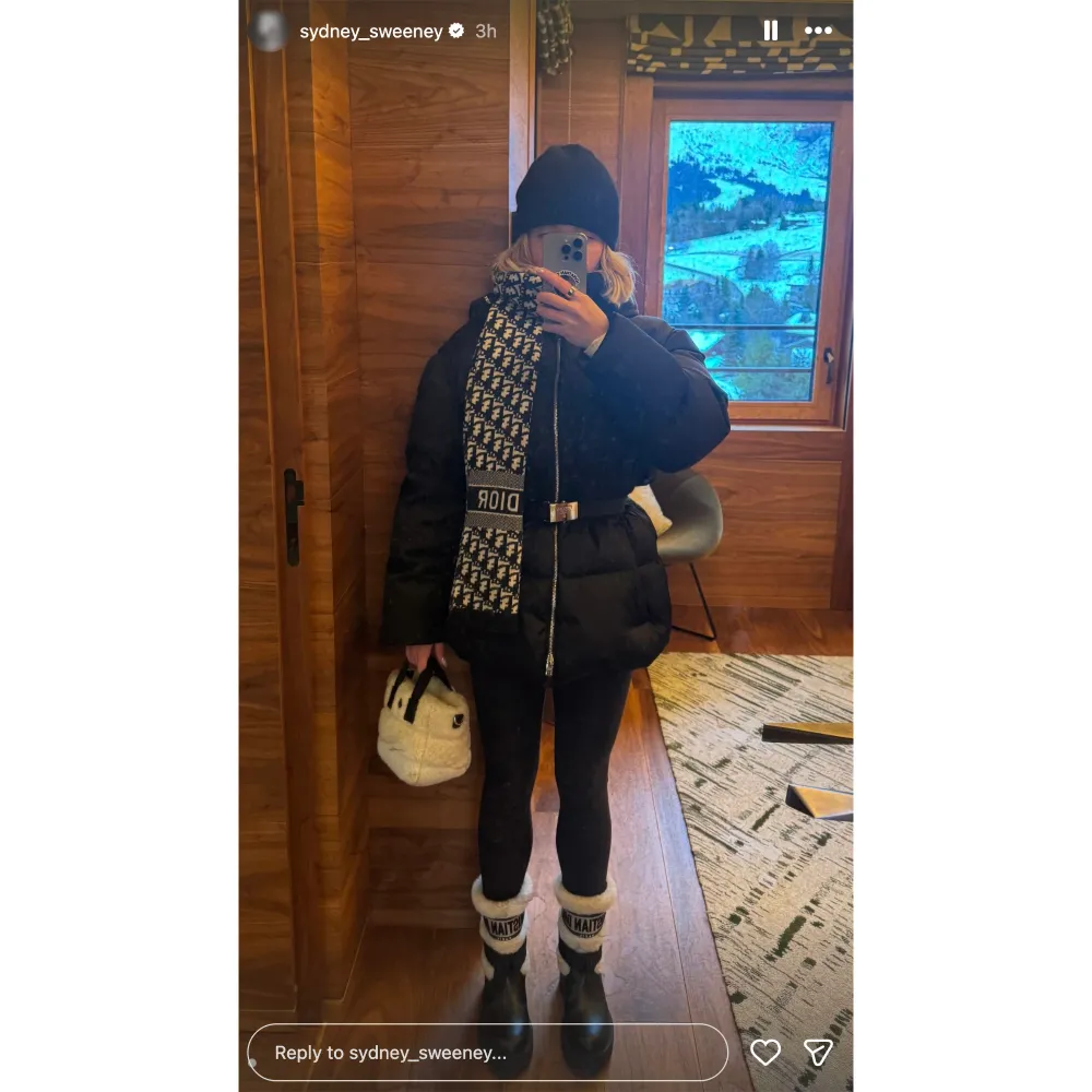 Sydney Sweeney Rocks American Eagle Jeans After Ad Controversy While Sharing Her Favorite Winter Outfits