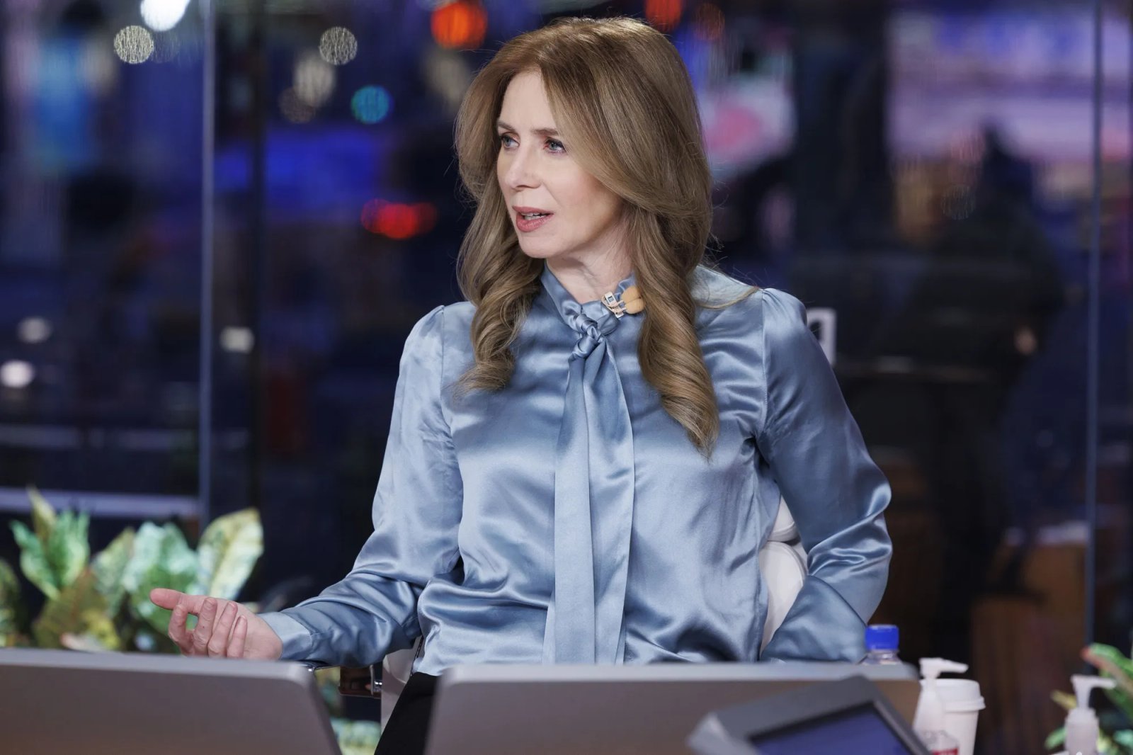 Becky Quick Promo/Podcast Talent Stills for Squawk Box At The Nasdaq