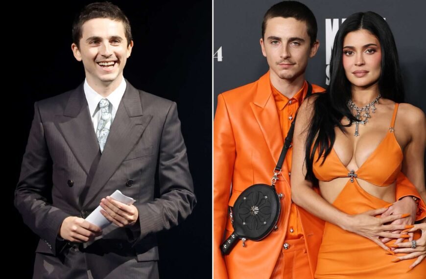 Timothée Chalamet Shares Sneak Peek of Red Carpet Styles with Kylie Jenner Following the Viral Marty Supreme Orange Looks