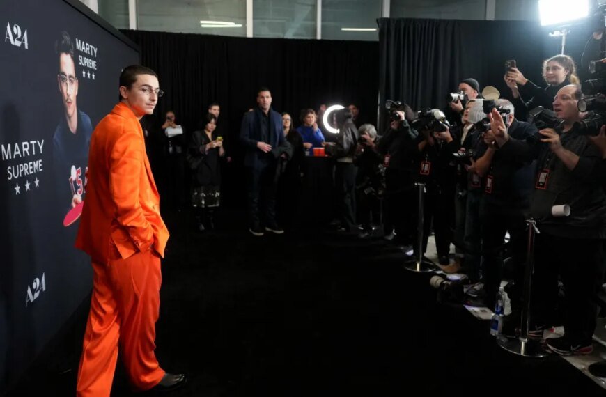 Timothée Chalamet's Inspiring 'Marty Supreme' Campaign Lights Up the Awards Season