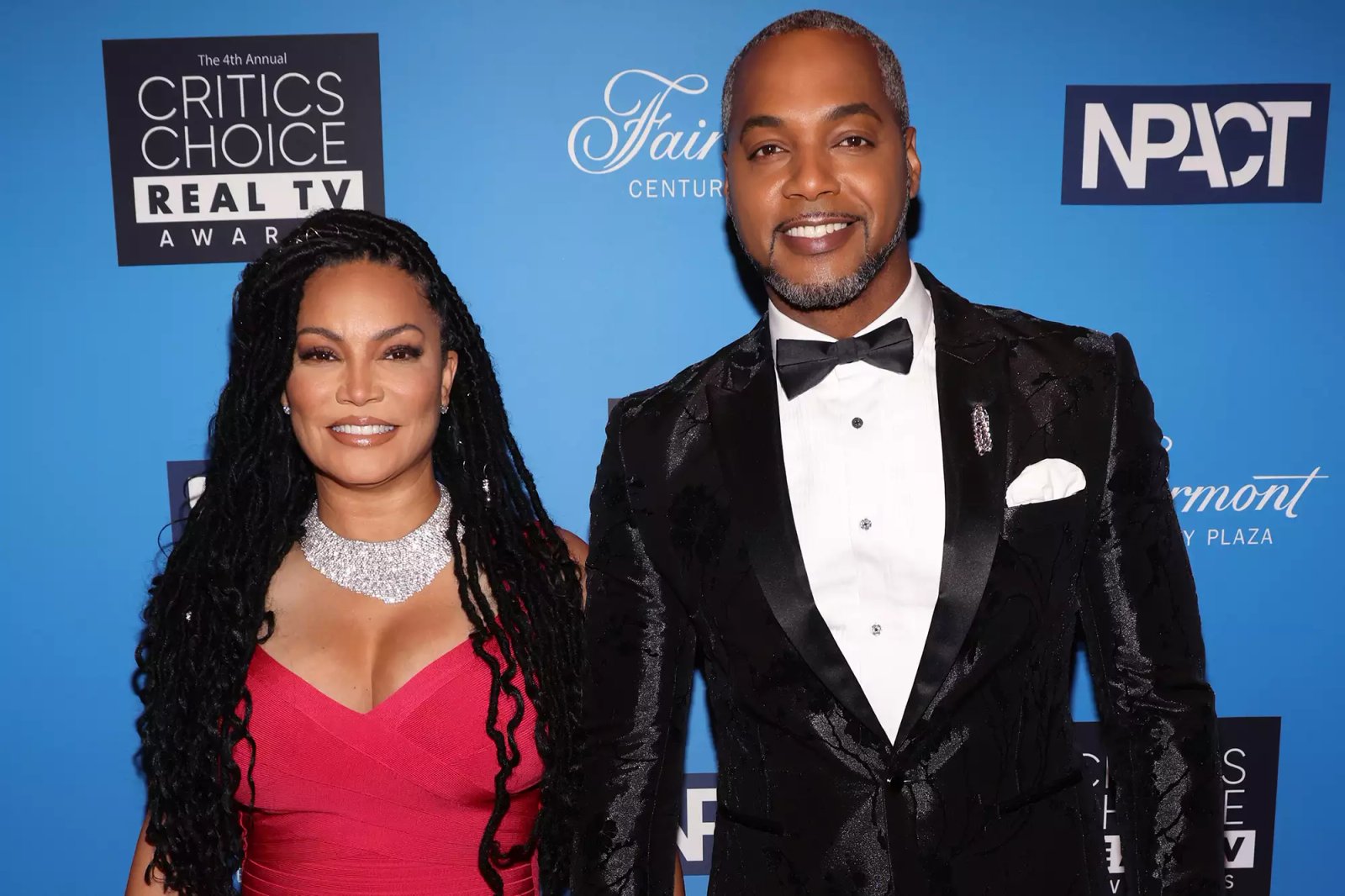 Egypt Sherrod and Mike Jackson attend the 4th Annual Critics Choice Real TV Awards at the Fairmont Century Plaza on June 12, 2022, in Los Angeles, California.