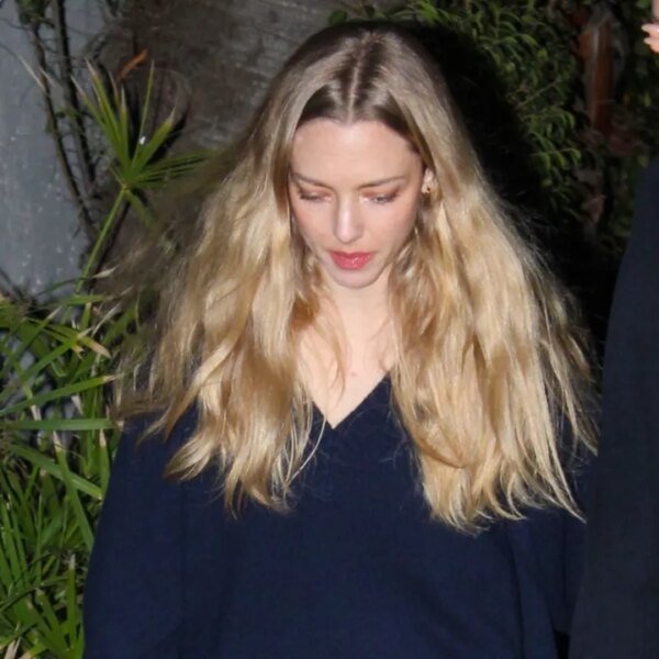 Amanda Seyfried Steps Out in a Cozy Oversized Sweater, Ditches the Pants