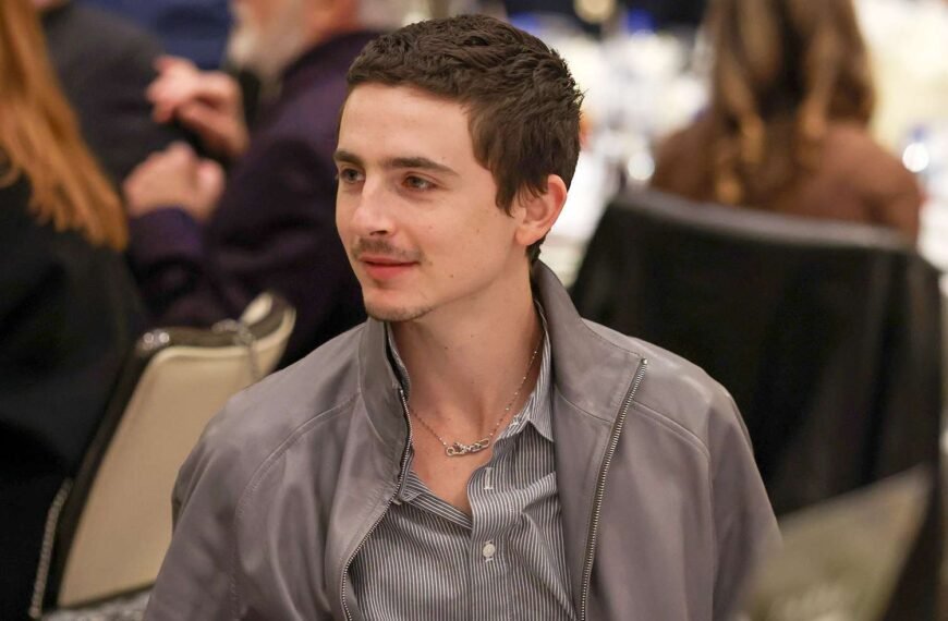 Timothée Chalamet Dazzles at AFI Awards Luncheon with a Stunning $30,000 Necklace