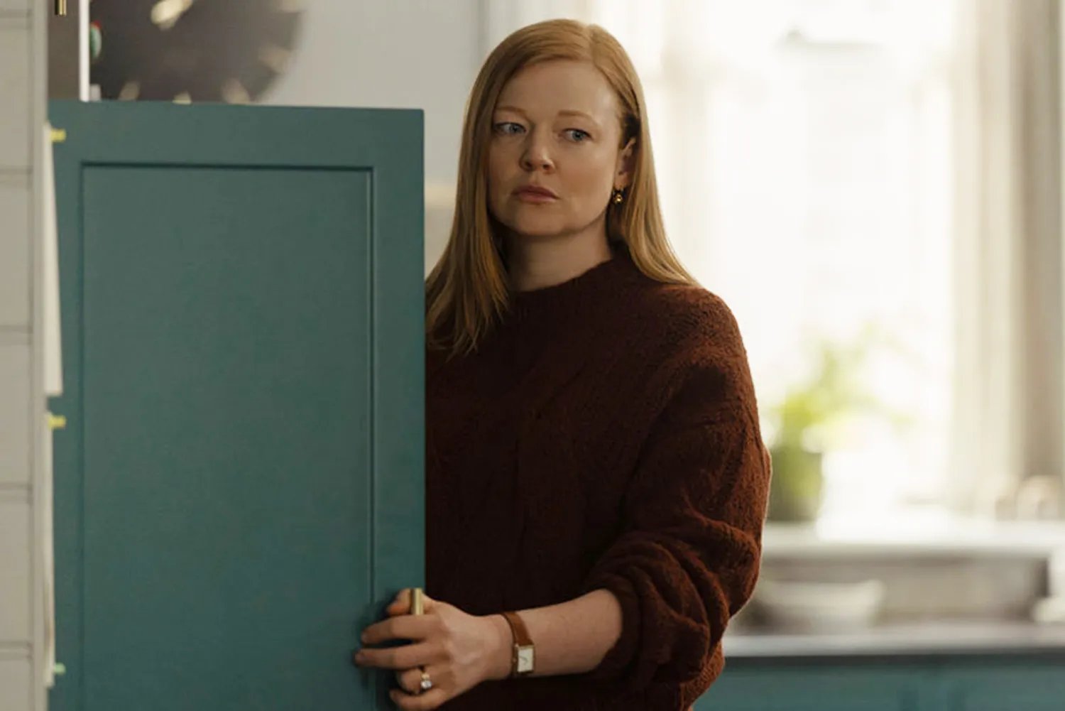 Sarah Snook as Marissa Irvine in 'All Her Fault'.